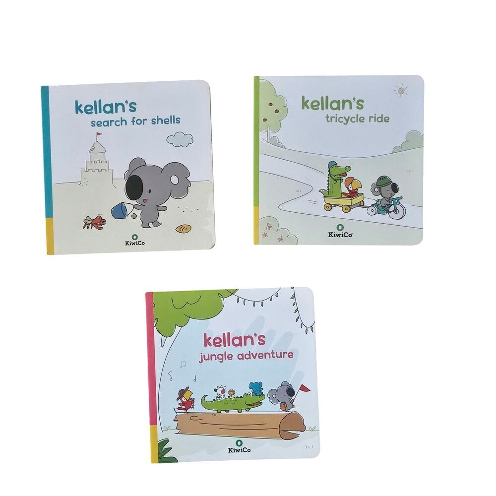KiwiCo Kellan the Koala Board Book Bundle - Set of 3